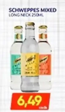 Novo Mix Schweppes mixed long neck oferta