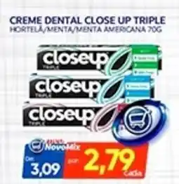 Novo Mix Creme dental close up triple oferta