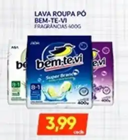 Novo Mix Lava roupa pó bem-te-vi fragrancias oferta