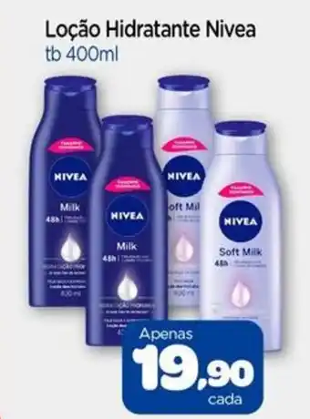 Nordestão Loção Hidratante Nivea oferta