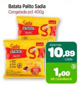 Nordestão Batata Palito Sadia Congelada pct oferta