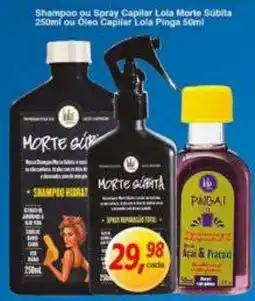 Supermercados Guanabara Shampoo ou Spray Capilar Lola Morte Súbita  ou Oleo Capilar Lola Pinga oferta