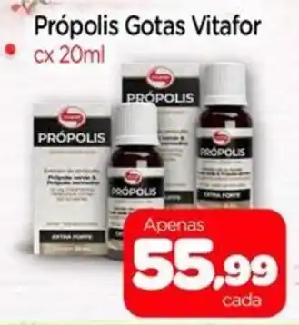 Nordestão Própolis Gotas Vitafor oferta