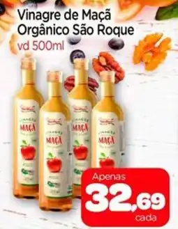 Nordestão Vinagre de Maçã Orgânico São Roque vd oferta