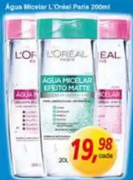 Supermercados Guanabara Agua Micelar L'Oréal Paris oferta