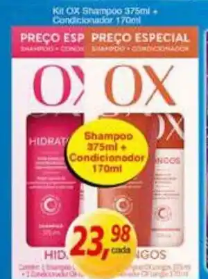 Supermercados Guanabara Kit Ox Shampoo/ Condicionator oferta