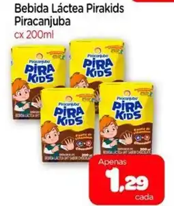 Nordestão Bebida Láctea Pirakids Piracanjuba oferta