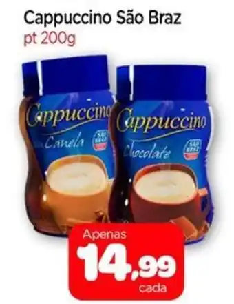 Nordestão Cappuccino São Braz oferta