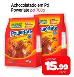 Nordestão Achocolatado em Pó Powerlate pct oferta