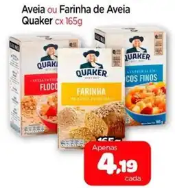 Nordestão Aveia ou Farinha de Aveia Quaker cx oferta