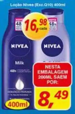 Supermercados Guanabara Loção Nivea (Exc.Q10) oferta