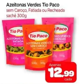 Nordestão Azeitonas Verdes Tio Paco oferta