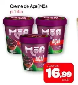 Nordestão Creme de Açaí Môa oferta