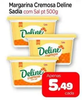 Nordestão Margarina Cremosa Deline Sadia com Sal pt oferta