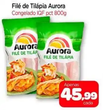 Nordestão Filé de Tilápia Aurora Congelado IQF pct oferta