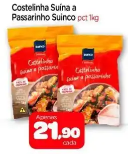 Nordestão Costelinha Suína a Passarinho Suinco pct oferta