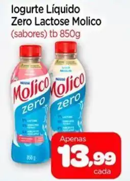 Nordestão logurte Líquido Zero Lactose Molico oferta