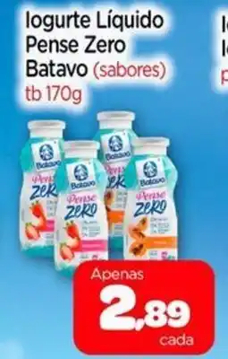 Nordestão logurte Líquido Pense Zero Batavo (sabores) tb oferta