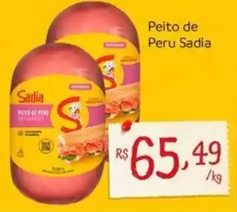 Nordestão Peito de Peru Sadia oferta