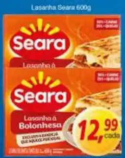 Supermercados Guanabara Lasanha Seara oferta