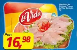 Supermercados Guanabara Filezinho de Peito de Frango LeVida Bandeja oferta