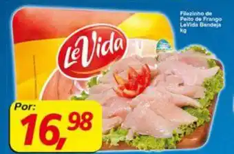 Supermercados Guanabara Filezinho de Peito de Frango LeVida Bandeja oferta