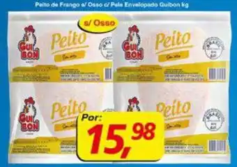 Supermercados Guanabara Peito de Frango / Osso c/ Pale Envelopado Guibon oferta