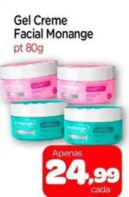 Nordestão Gel Creme Facial Monange oferta