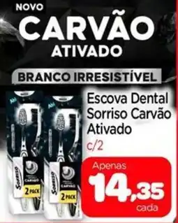 Nordestão Escova Dental Sorriso Carvão Ativado oferta