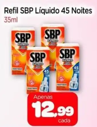 Nordestão Refil SBP Líquido 45 Noites oferta