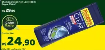 Master Supermercados Shampoo Clear Men oferta