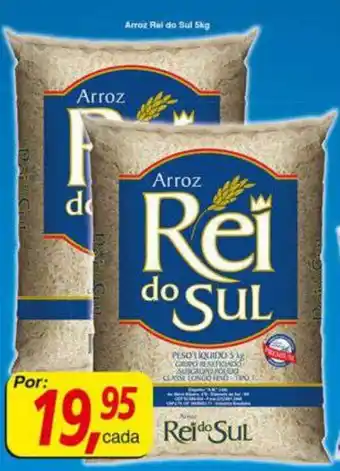 Supermercados Guanabara Arroz Rei do Sul oferta