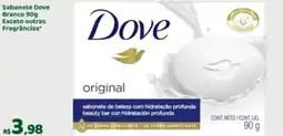 Master Supermercados Sabonete Dove Branco Exceto outras Fragrâncias oferta