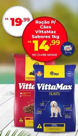 Semar Supermercado Ração P/ Cães VittaMax Sabores oferta