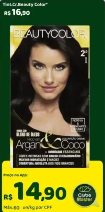 Master Supermercados Tint.Cr.Beauty Color oferta