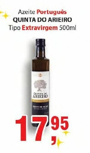 Supermercados Mundial Azeite Portugues Quinta Do Arieiro tipo Extravirgem 500ml oferta