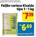 Mercado Extra Kicaldo - feijão-carioca oferta