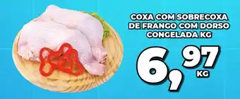 Rede Economia Coxa com sobrecoxa de frango com dorso congelada oferta