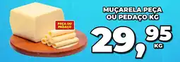 Rede Economia Muçarela peça ou pedaço oferta