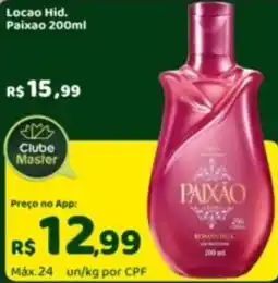 Master Supermercados Locao Hid. Paixao oferta