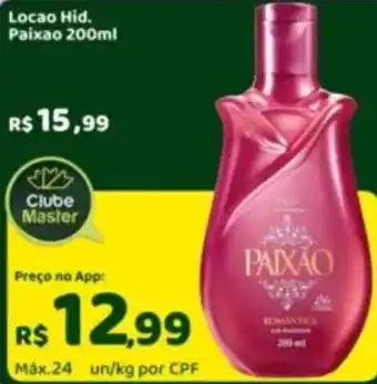 Master Supermercados Locao Hid. Paixao oferta