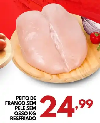 Rede Plus Supermercados Peito de frango sem pele sem osso resfriado oferta