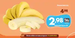 Supermercados Big Compra Banana Nanica oferta