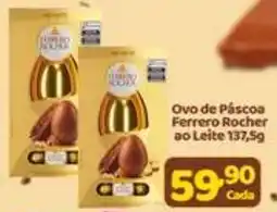 X Supermercados Ovo de Páscoa Ferrero Rocher ao Leite oferta