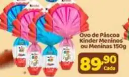 X Supermercados Ovo de Páscoa Kinder Meninos ou Meninas oferta