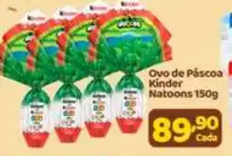 X Supermercados Ovo de Páscoa Kinder Natoons oferta