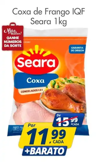 Delta Supermercados Coxa de Frango IQF Seara oferta