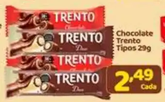 X Supermercados Chocolate Trento Tipos oferta