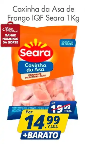 Delta Supermercados Coxinha da Asa de Frango IQF Seara oferta