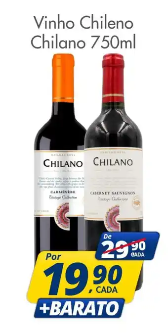 Delta Supermercados Vinho Chileno Chilano oferta